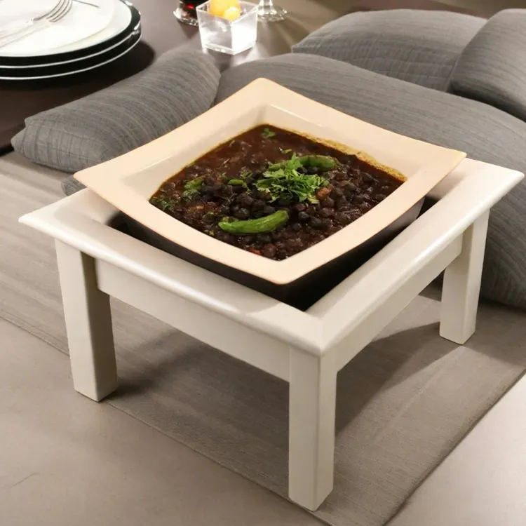 Glass-Top Coffee Table